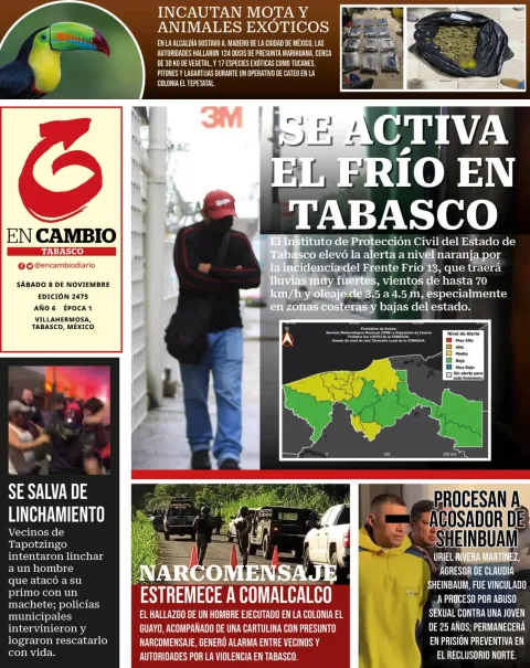 Portada de En Cambio - Tabasco (contraportada)