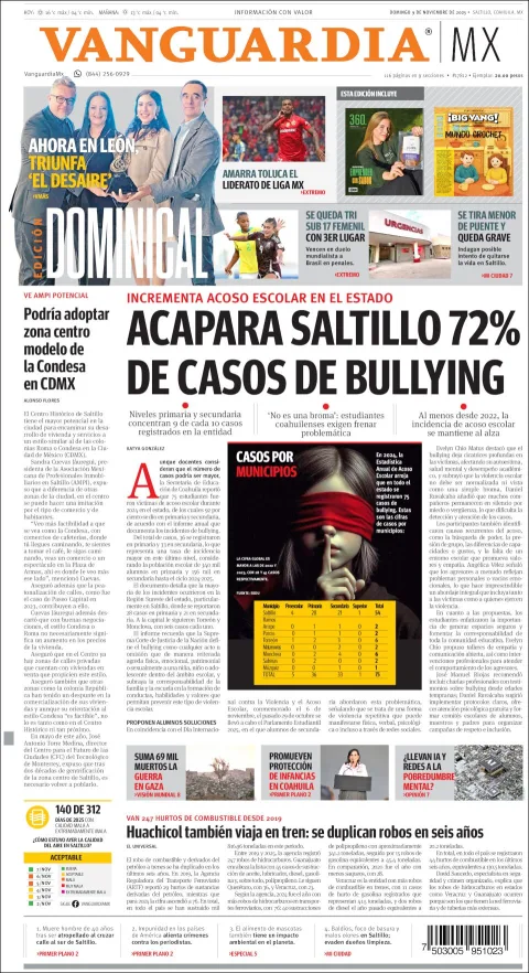 Portada de Vanguardia