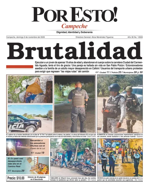 Portada de Por Esto (campeche)