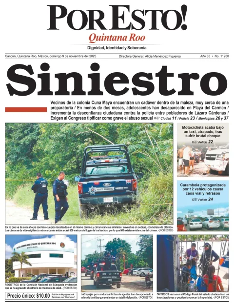 Portada de Por Esto (quintana Roo Cancun)