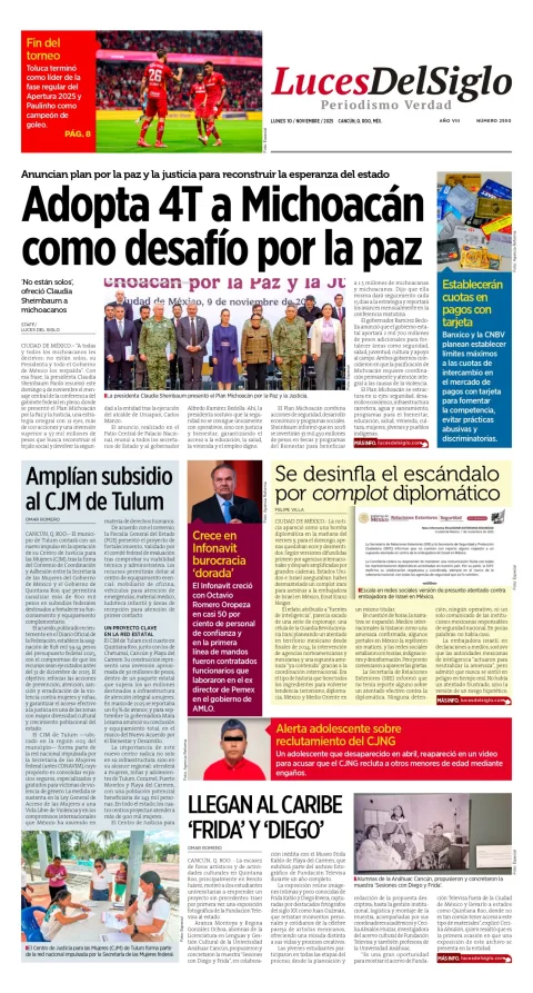 Portada de Luces del Siglo