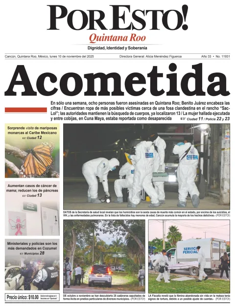Portada de Por Esto (quintana Roo Cancun)