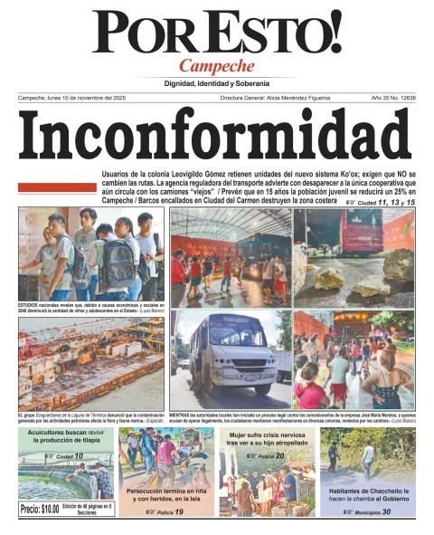 Portada de Por Esto (campeche)