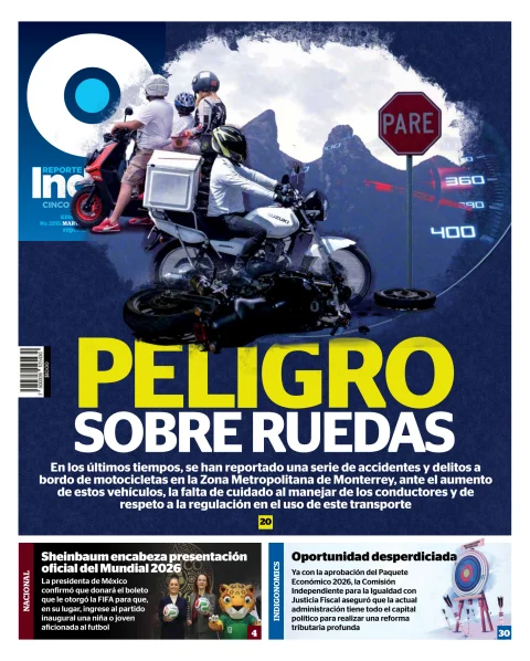 Portada de Reporte Indigo Monterrey del martes, 11 de noviembre de 2025