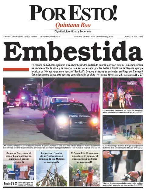 Portada de Por Esto (quintana Roo Cancun)