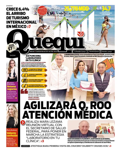 Portada de Quequi del miércoles, 12 de noviembre de 2025