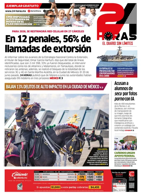 Portada de 24 Horas