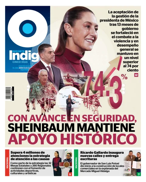 Portada de Reporte Indigo Guadalajara del miércoles, 12 de noviembre de 2025