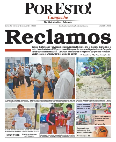 Portada de Por Esto (campeche)