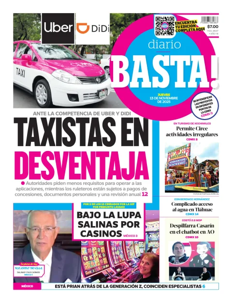 Portada de Basta! (portada)