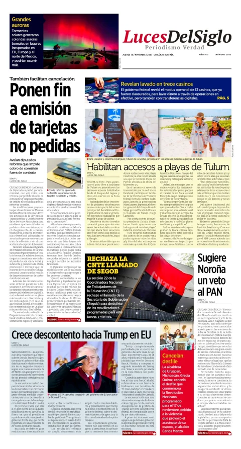 Portada de Luces del Siglo