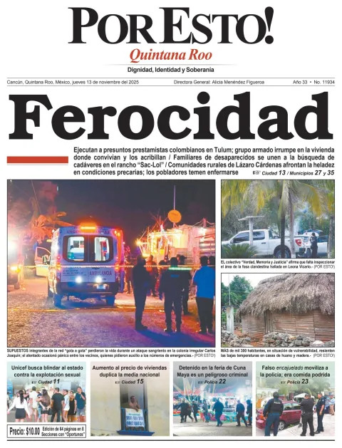 Portada de Por Esto (quintana Roo Cancun)