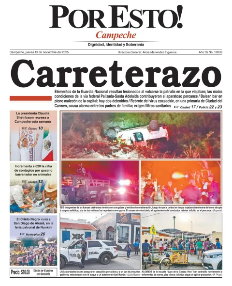 Portada de Por Esto (campeche)