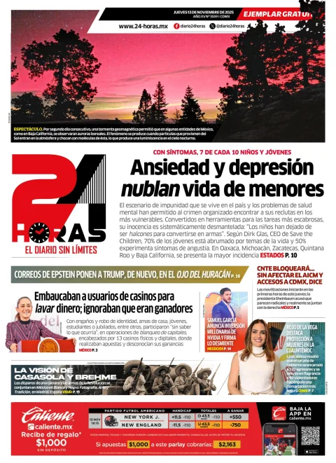 Portada de 24 Horas