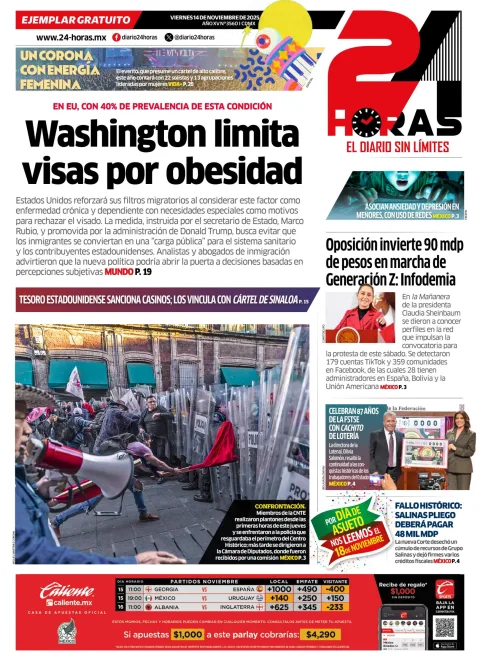 Portada de 24 Horas