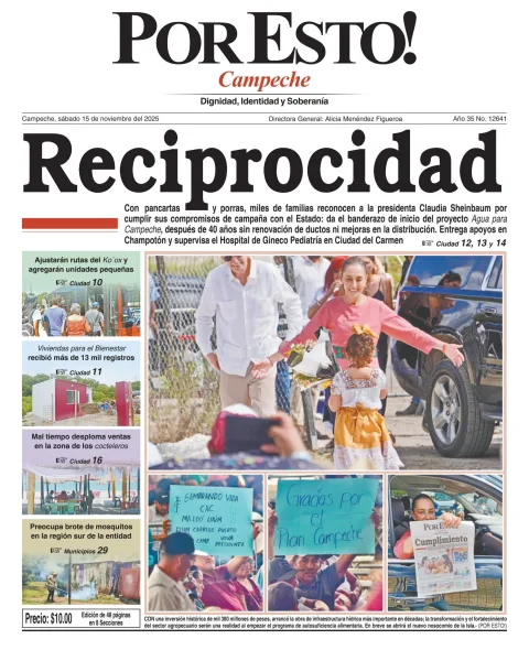 Portada de Por Esto (campeche)