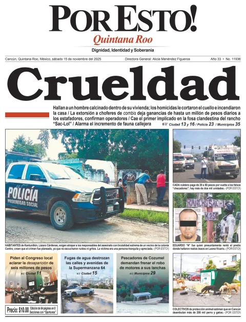 Portada de Por Esto (quintana Roo Cancun)