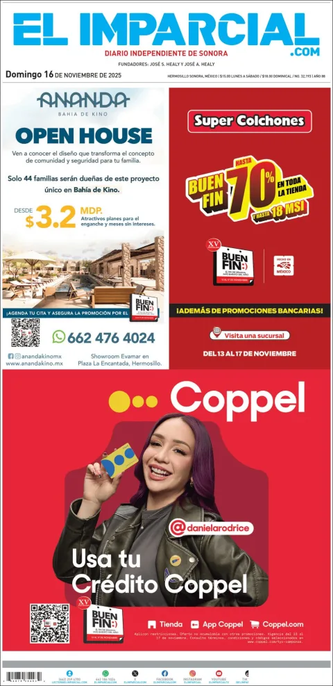 Portada de El Imparcial