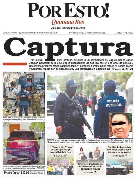 Portada de Por Esto (quintana Roo Cancun)