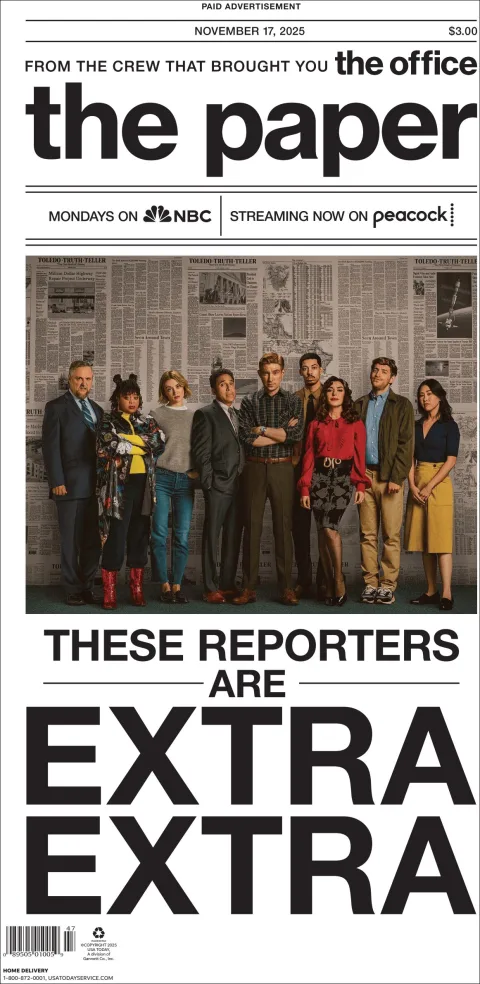 Portada de Usa Today