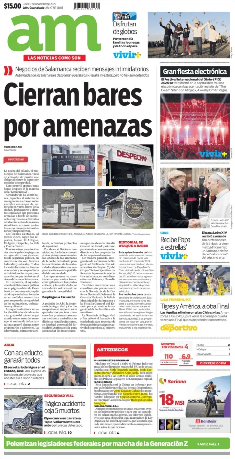 Portada de Am Corredor Industrial del lunes, 17 de noviembre de 2025