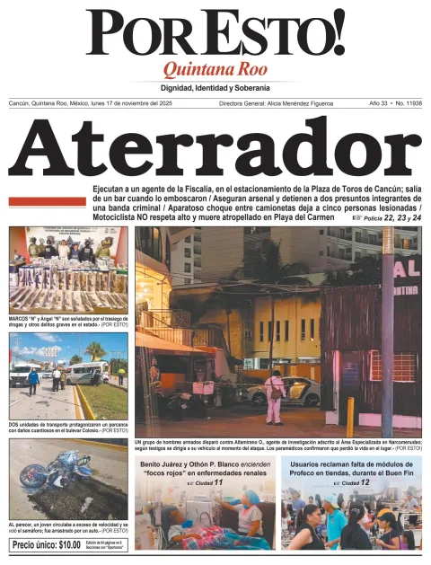 Portada de Por Esto (quintana Roo Cancun)