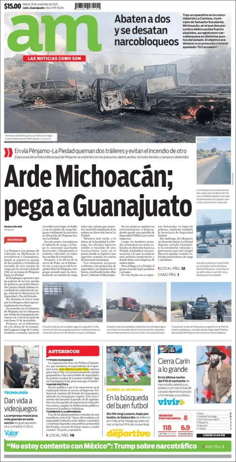 Portada de Am Corredor Industrial del martes, 18 de noviembre de 2025
