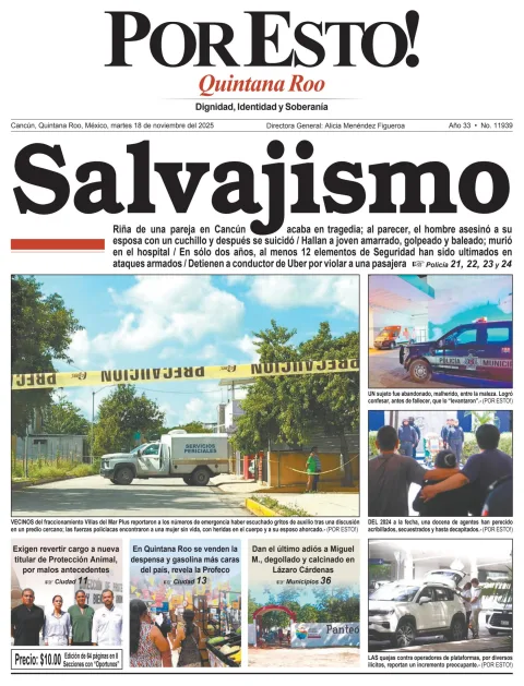 Portada de Por Esto (quintana Roo Cancun)