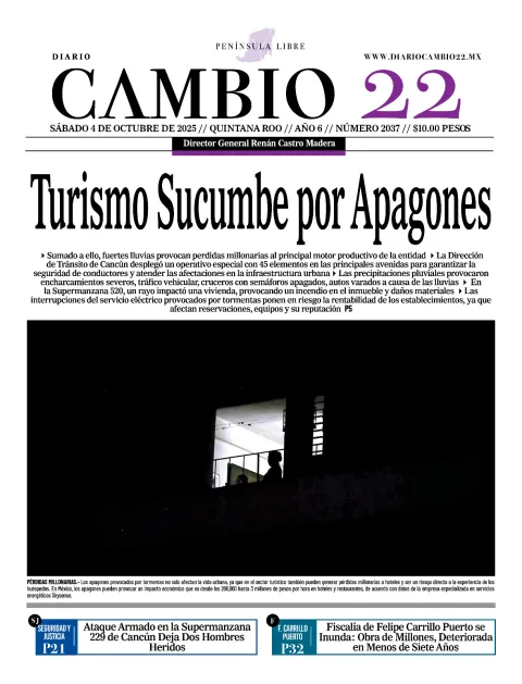 Portada de Diario Cambio 22 (portada)