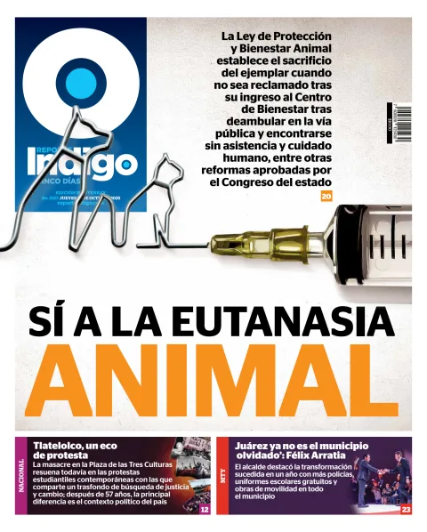 Portada de Reporte Indigo Monterrey del jueves, 2 de octubre de 2025