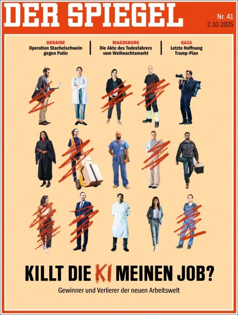 Portada de Der Spiegel del viernes, 3 de octubre de 2025