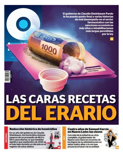 Portada de Reporte Indigo Guadalajara del miércoles, 8 de octubre de 2025