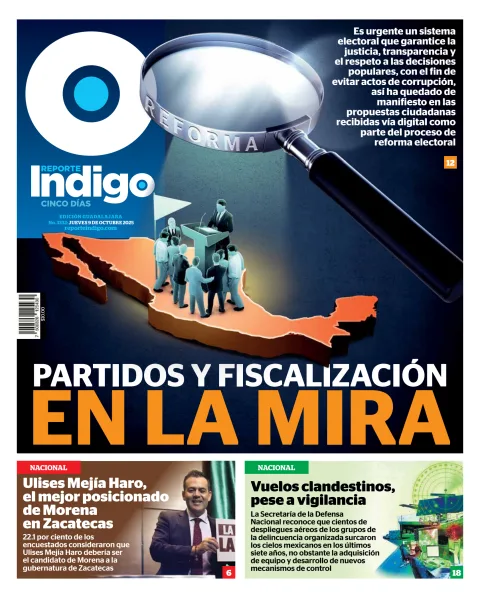 Portada de Reporte Indigo Guadalajara del jueves, 9 de octubre de 2025