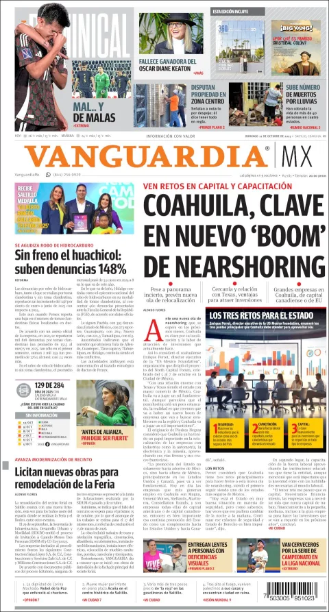 Portada de Vanguardia