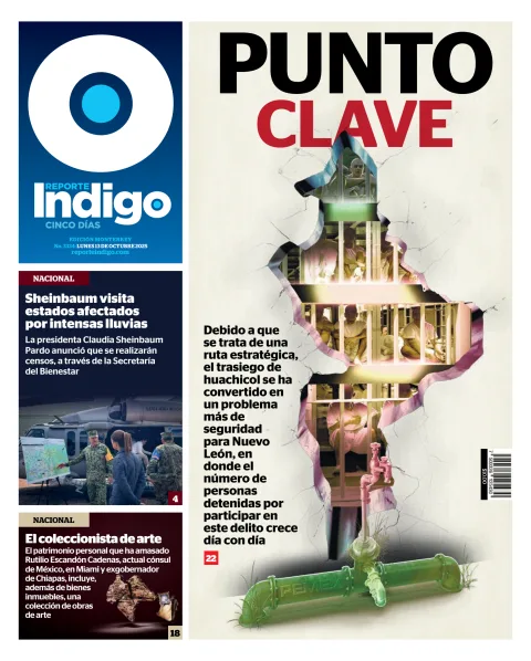 Portada de Reporte Indigo Monterrey del lunes, 13 de octubre de 2025