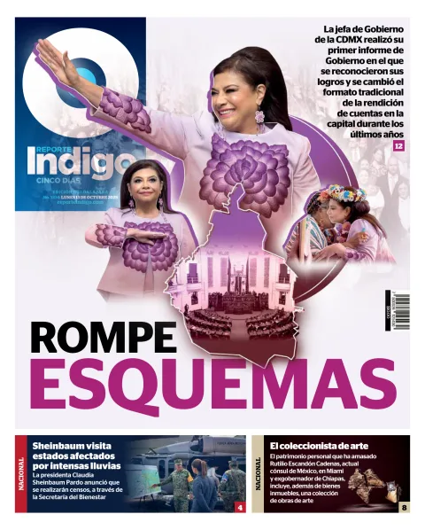 Portada de Reporte Indigo Guadalajara del lunes, 13 de octubre de 2025