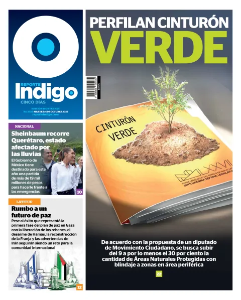 Portada de Reporte Indigo Monterrey del martes, 14 de octubre de 2025