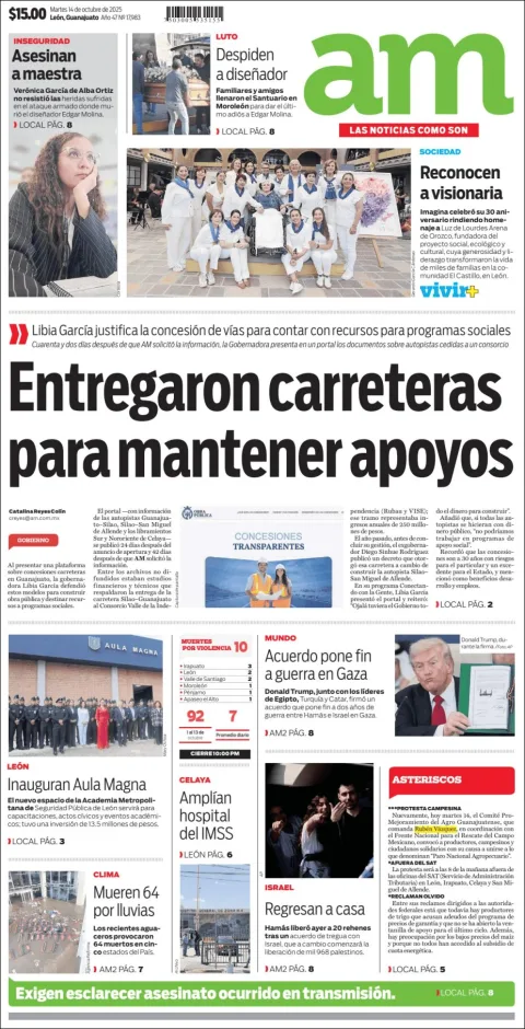 Portada de Am Corredor Industrial del martes, 14 de octubre de 2025