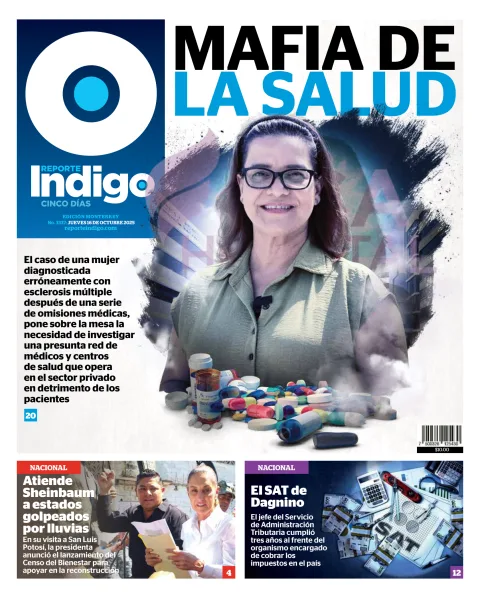 Portada de Reporte Indigo Monterrey del jueves, 16 de octubre de 2025