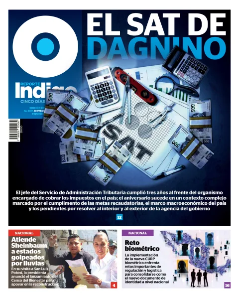 Portada de Reporte Indigo Guadalajara del jueves, 16 de octubre de 2025