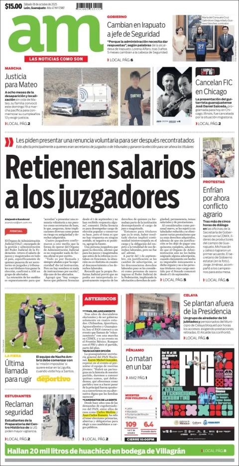 Portada de Am Corredor Industrial del sábado, 18 de octubre de 2025