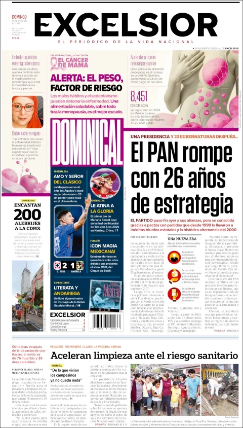 Portada de Excelsior