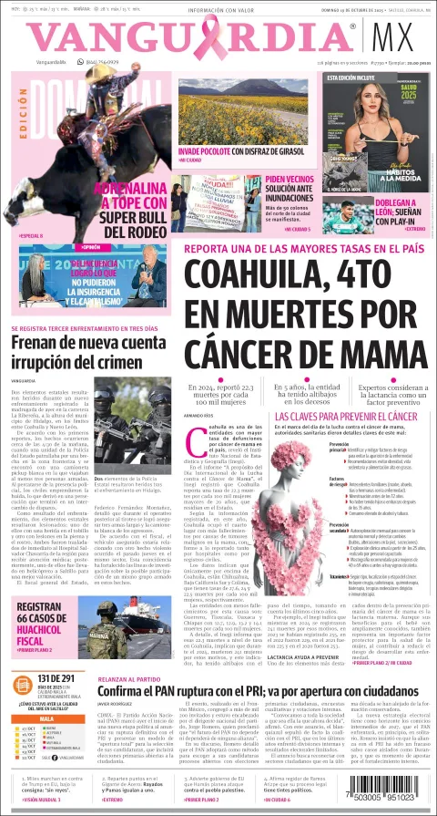 Portada de Vanguardia