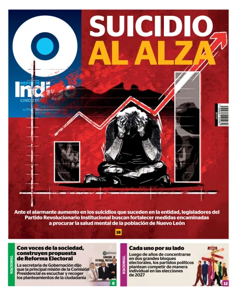 Portada de Reporte Indigo Monterrey del martes, 21 de octubre de 2025