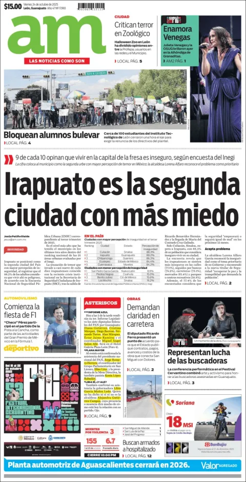 Portada de Am Corredor Industrial del viernes, 24 de octubre de 2025