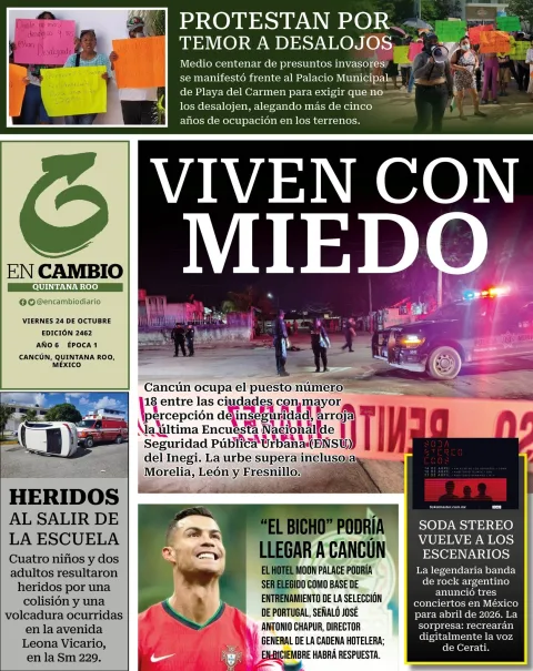 Portada de En Cambio - Quintana Roo (contraportada)