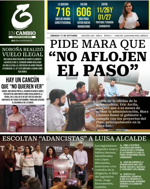 Portada de En Cambio - Quintana Roo (portada)