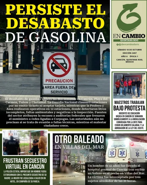 Portada de En Cambio - Quintana Roo (contraportada)