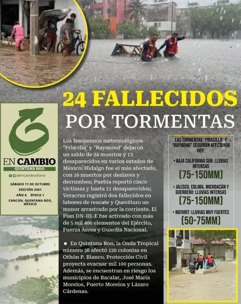 Portada de En Cambio - Quintana Roo (contraportada)