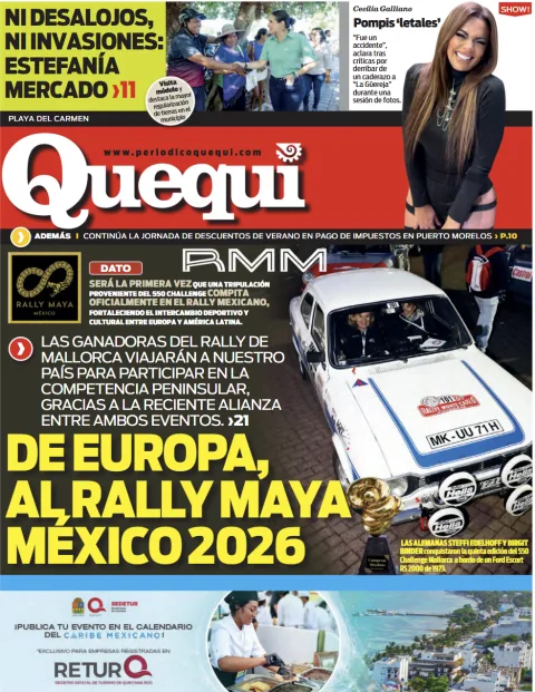 Portada de Quequi (contraportada) del miércoles, 22 de octubre de 2025
